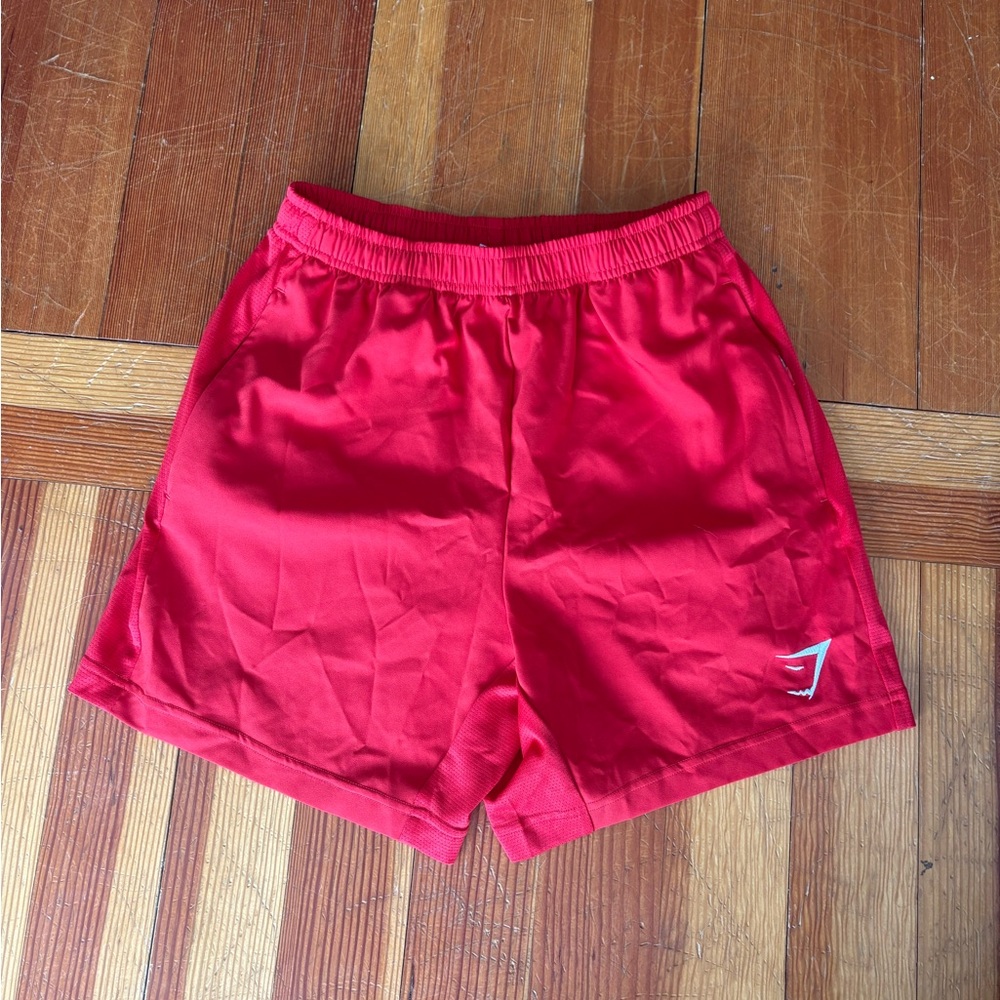 Gymshark Red Men's Athletic Shorts